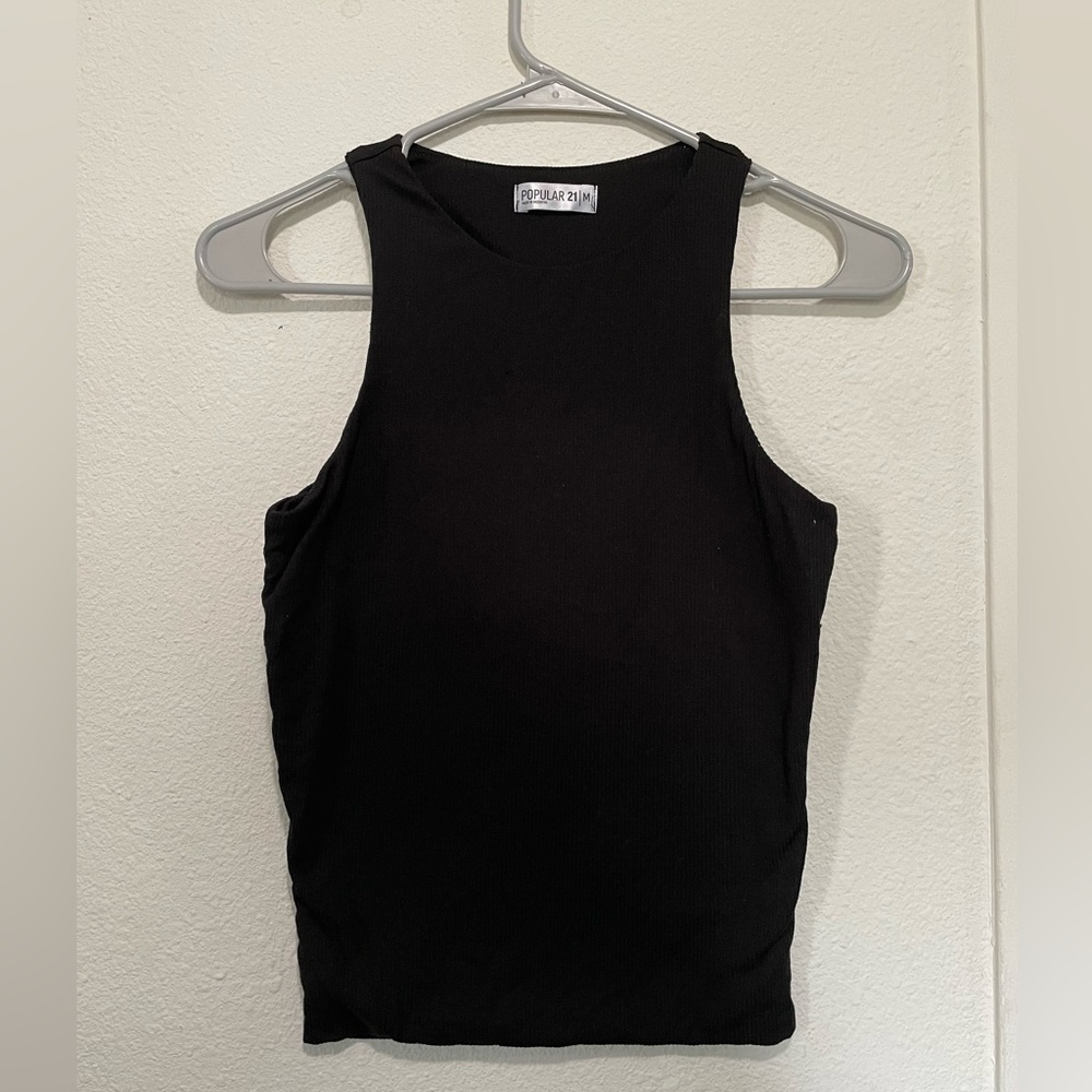 Black Sleeveless Top
